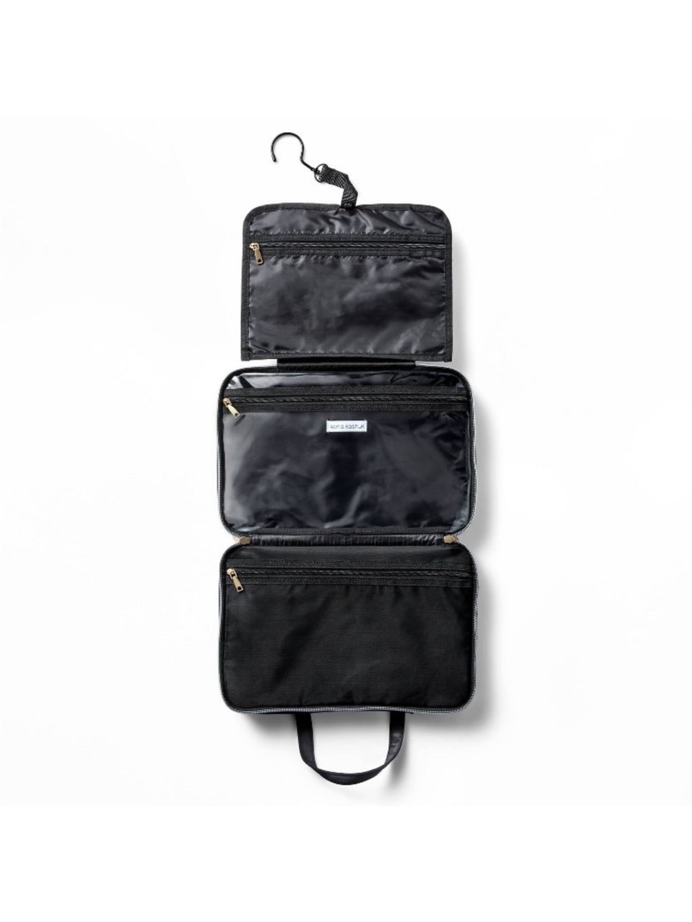 Sonia Kashuk Hanging Travel Weekender 3 Compartment Toiletry Bag